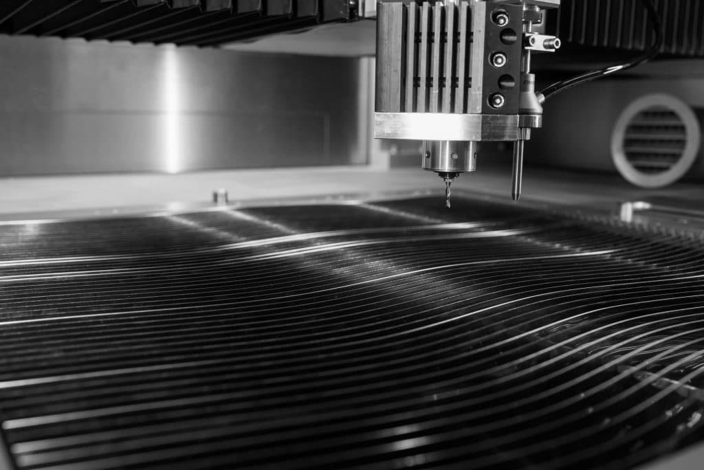 Finecut wavegrid close up(bw)