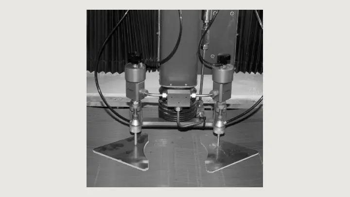 Dual cutting head from the Finepart Options catalogue