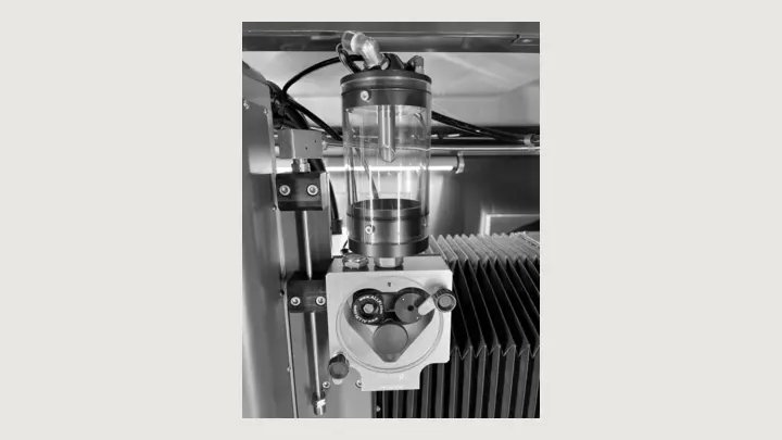 Complete abrasive feeder from the Finepart Options catalogue