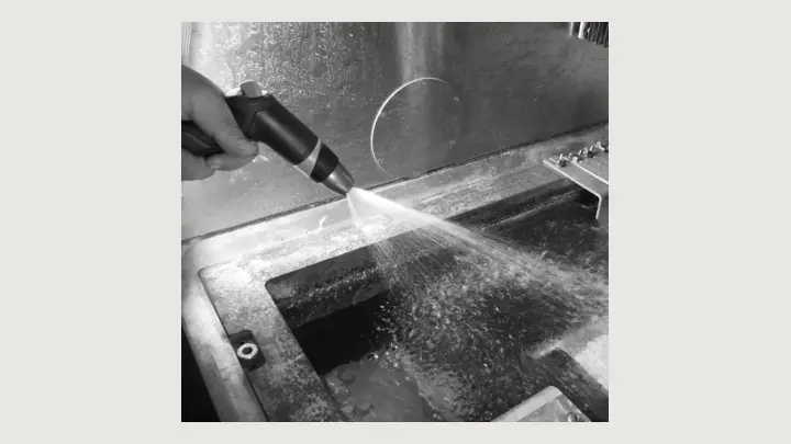 Wash gun - recirculated water from the Finepart Options catalogue