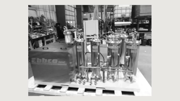 EBBCO water recirculation system - US from the Finepart Options catalogue