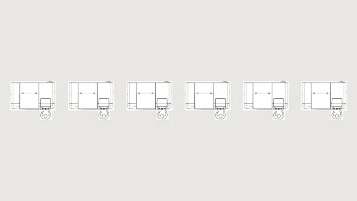 Multi-machine setup from the Finepart Options catalogue